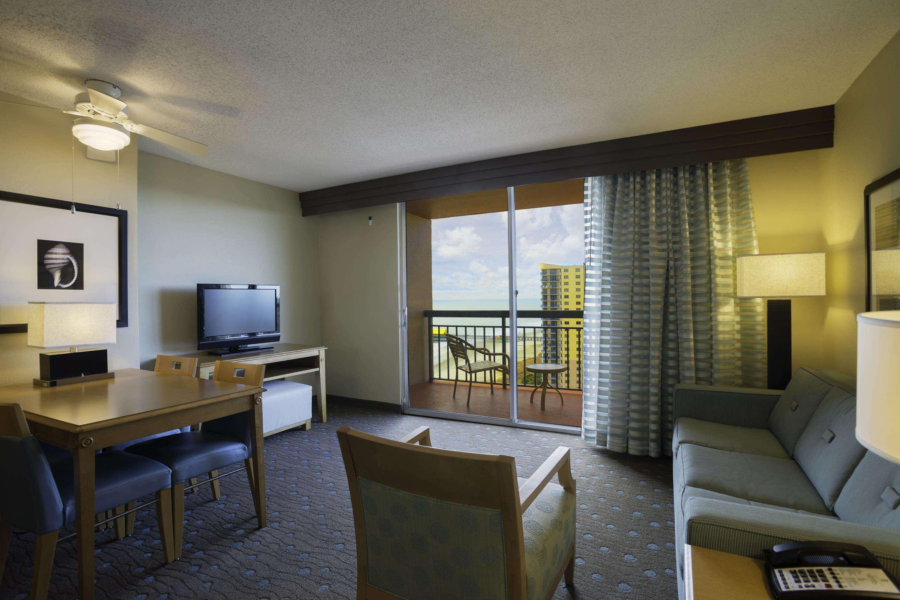 Embassy Suites By Hilton Myrtle Beach Oceanfront Resort Bagian luar foto